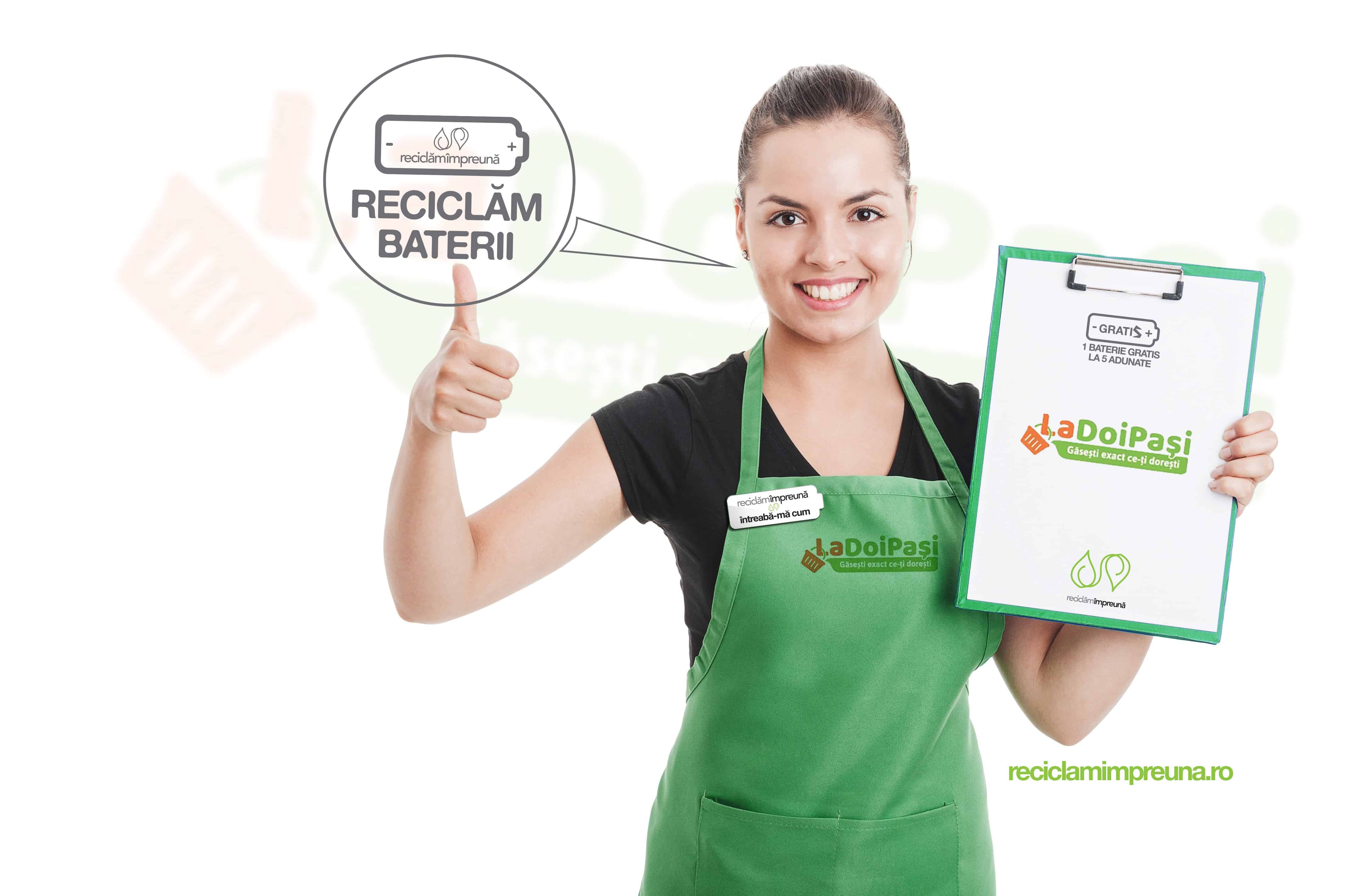 Suitable fountain bell LaDoiPași și SNRB extind programul de reciclare a bateriilor în peste 500  de magazine - Reciclăm Împreună
